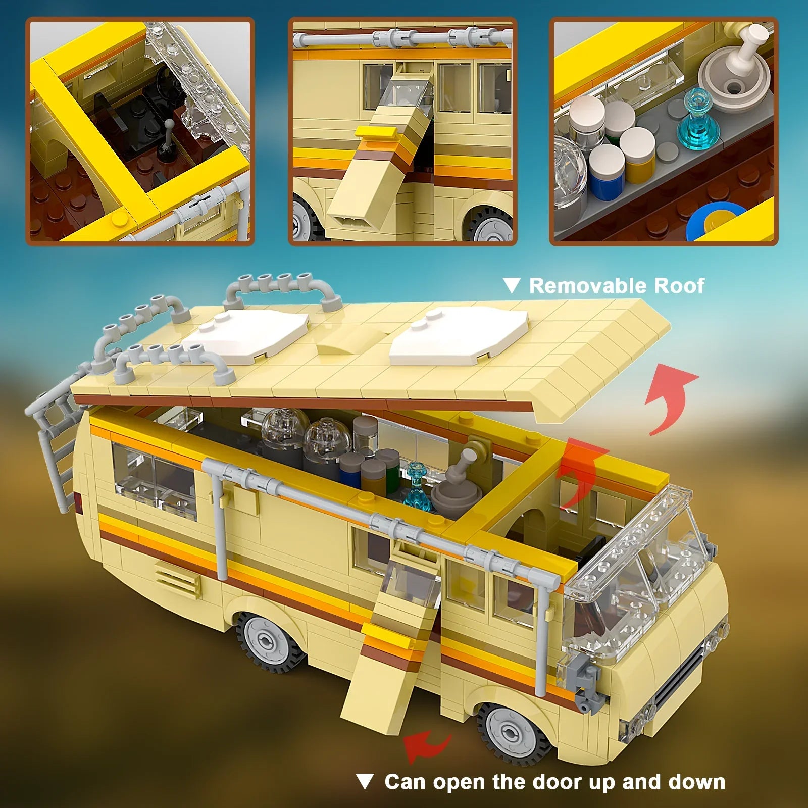 Break Bad RV Camper Building Blocks Toy Set (360PCS)