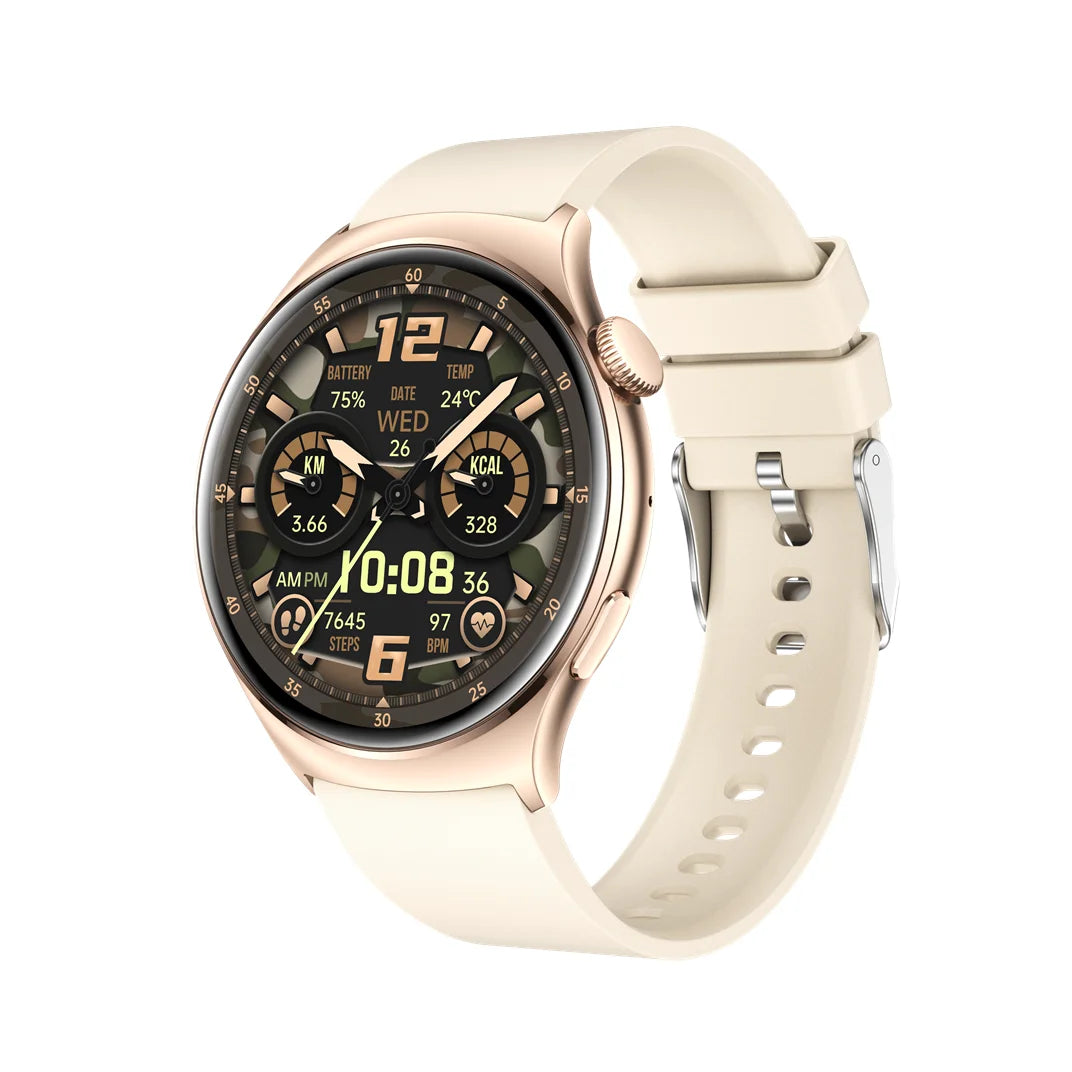 2025 Fashion Watch QX10 1.43" AMOLED 466*466 Music Control Heart Rate Blood Pressure BT Call 178+ Sport Mode Smart Watch Android