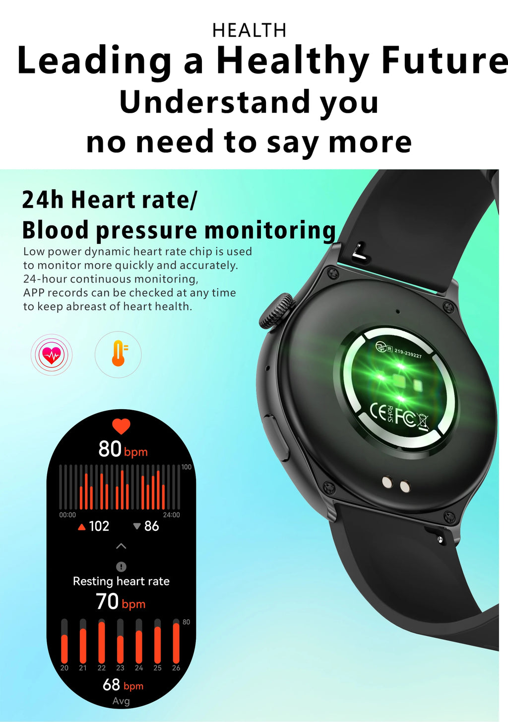 2025 Fashion Watch QX10 1.43" AMOLED 466*466 Music Control Heart Rate Blood Pressure BT Call 178+ Sport Mode Smart Watch Android