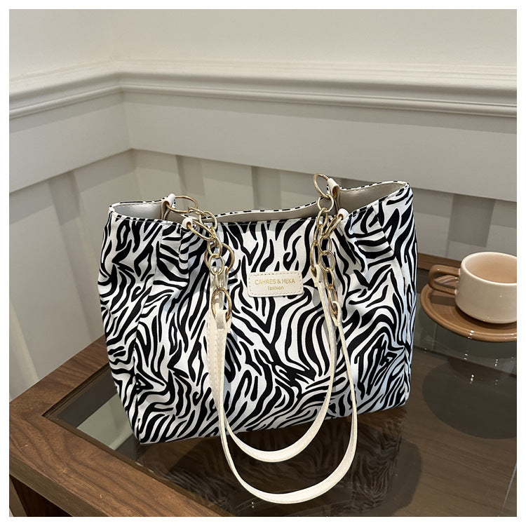 2024 New Korean Style Hand Carrying Large Capacity Personalized Casual Fashion Canvas Women's Bag Hand Carrying Shoulder Bag Tote Bag