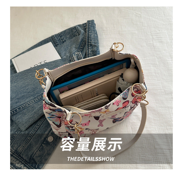 2024 New Korean Style Hand Carrying Large Capacity Personalized Casual Fashion Canvas Women's Bag Hand Carrying Shoulder Bag Tote Bag