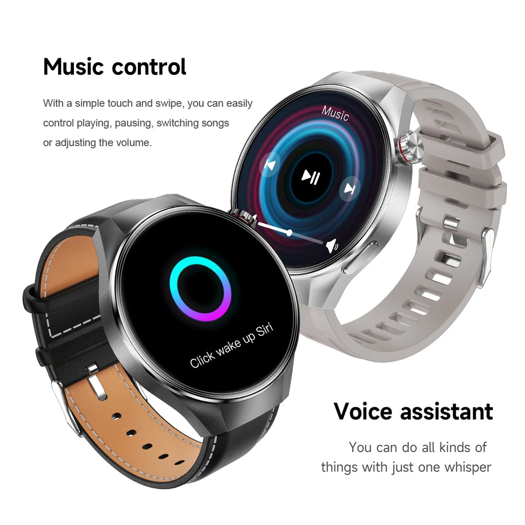2025 New Originl Watch GUHUAVMI Smart Watch 1.75" HD AMOLED Screen GPS track Heart Rate Bluetooth Call Compass Smartwatches Men