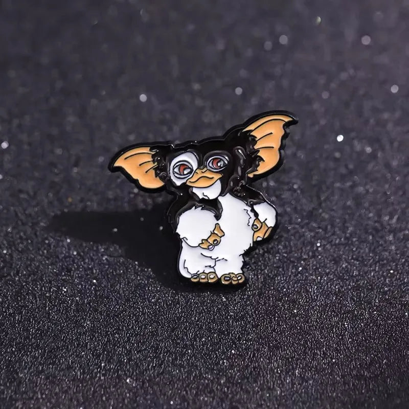 80's Anime Halloween Monster Enamel Pins Cartoon Movie Character Brooches Lapel Badge Fashion Jewelry Gift For Kids Friends