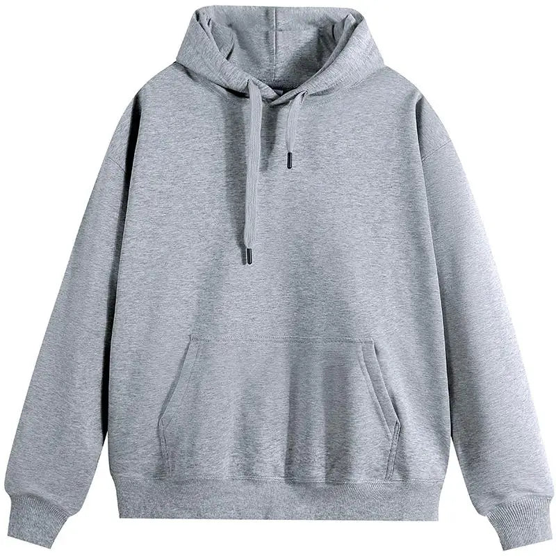 2025 New  Fashion Men's Hoodies New Autumn Winter Casual Thick Warm Top Solid Color Pullover Hoodie Sweatshirt