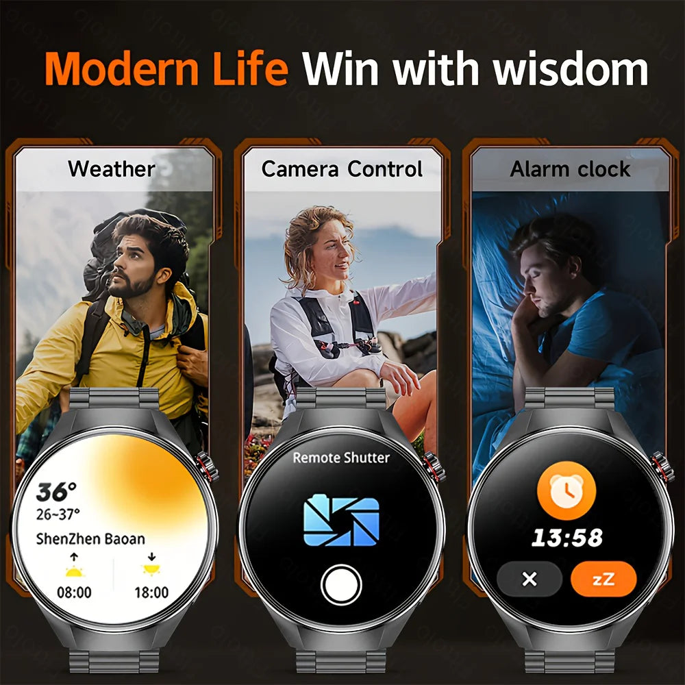 2025 New Watch G5 Plus GPS NFC Smart Watch Men Women 466*466 AMOLED Screen Heart Rate Bluetooth Call IP68 Waterproof Smartwatch