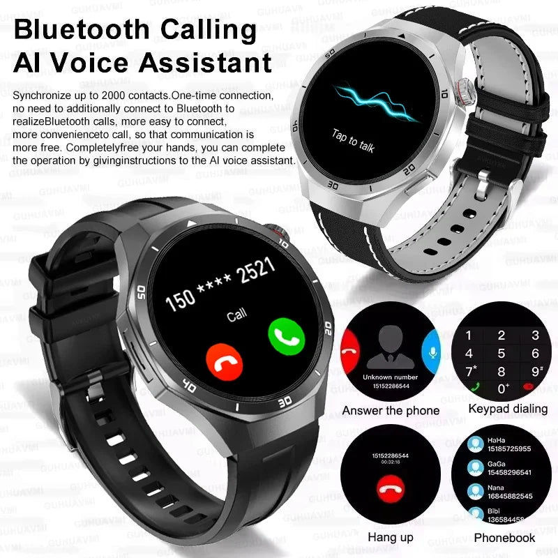 2025 New 4G Memory Smart Watch AMOLED HD Always Display The Time Bluetooth Call  GPS Sport Smart Watch For ios Xiaomi Huawei DT5