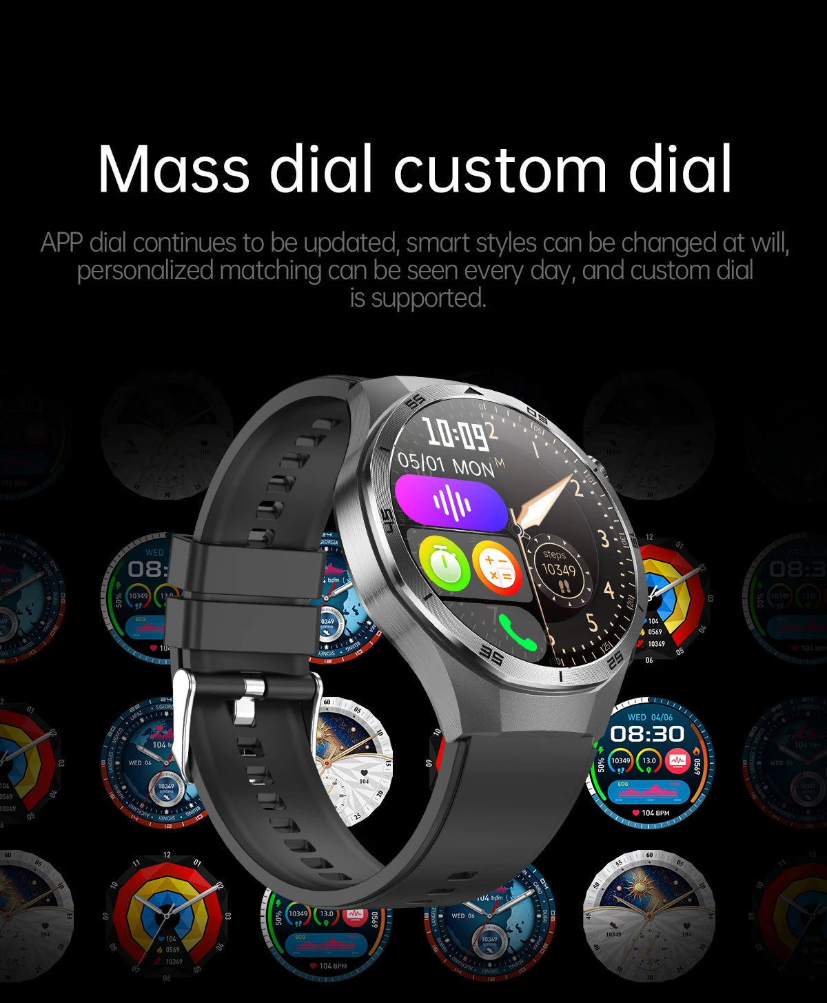 2025 New For HUAWEI ECG+PPG Three High Smart Watch Lipids Uric acid Blood pressure Smartwatch Men NFC Sport HD Call Health Clock