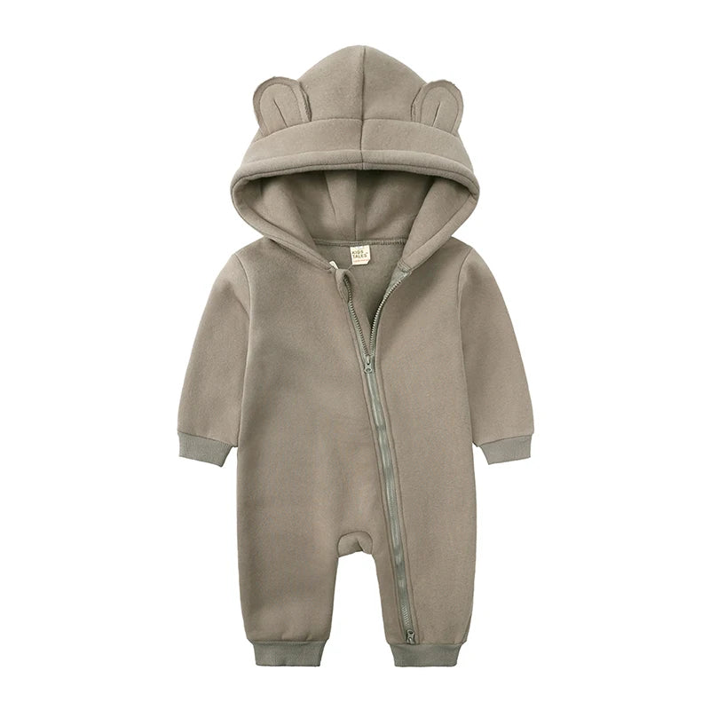 2025 new Bodysuit For Newborn Baby Boys Girls Clothes Long Sleeve cotton Rompers Hoodies Bear Jumpsuit Costume Infant Onesies