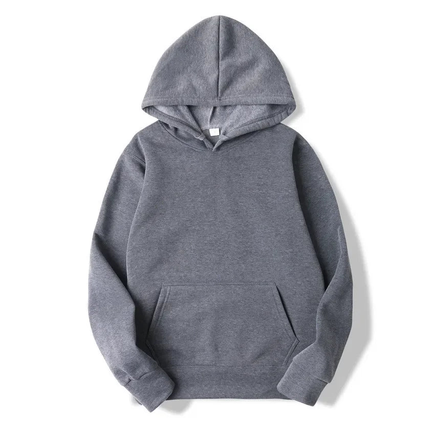 2025 Men's Hoodies Women Pullover Spring Autumn Casual Hoodie Sweatshirts Solid Color Hoodies Oversize Black Sweatshirt For Male