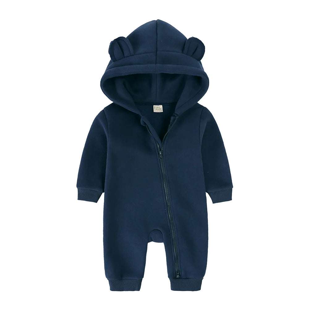 2025 new Bodysuit For Newborn Baby Boys Girls Clothes Long Sleeve cotton Rompers Hoodies Bear Jumpsuit Costume Infant Onesies