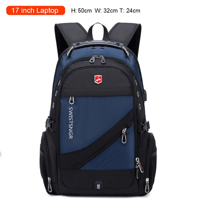 2025 Waterproof 17/20 Inch Laptop Backpack Men Airplane Travel Backpack Women Oxford Rucksack Male School Bag modern Mochila