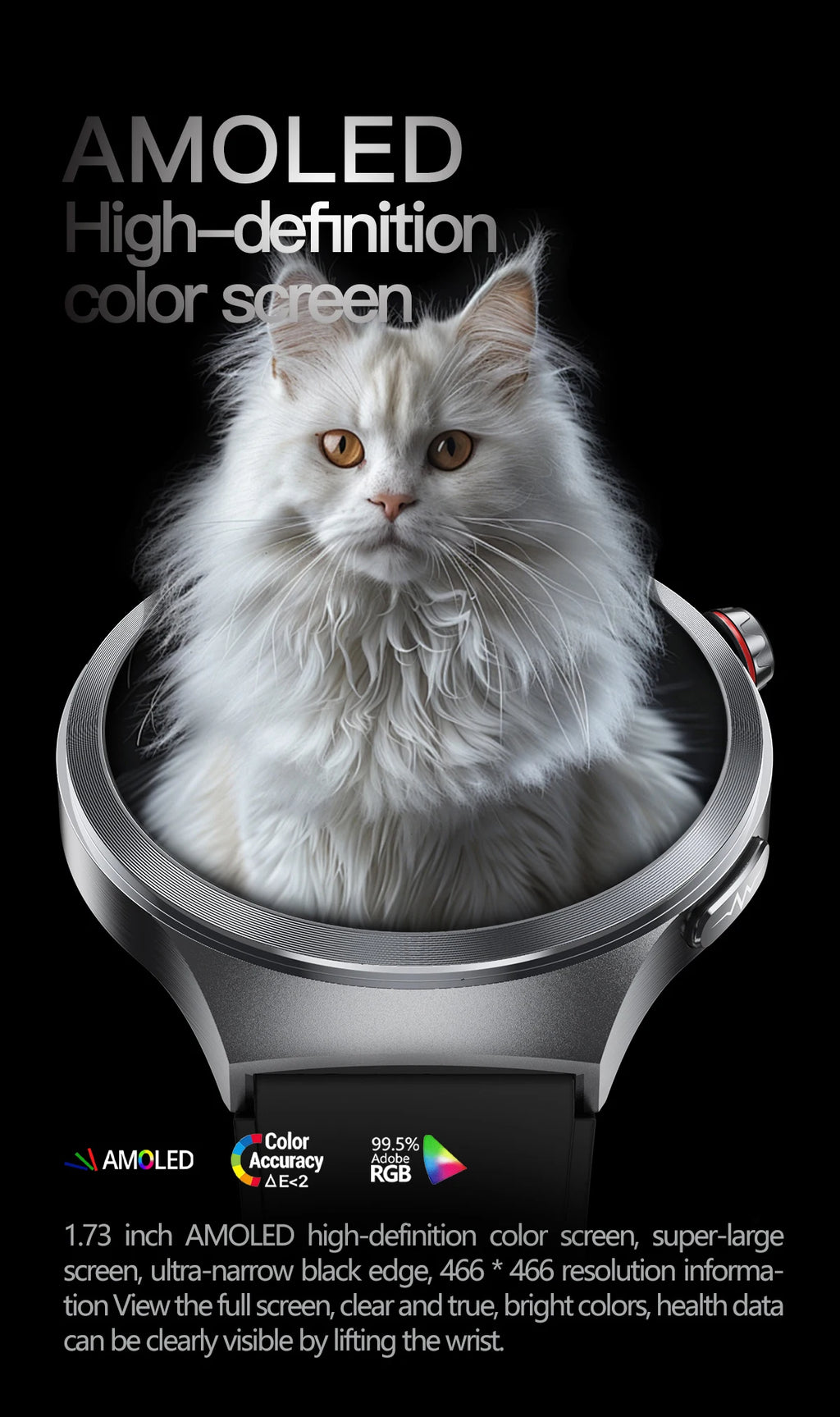 2025 New Health detection ECG+PPG Uric Acid Blood Oxygen Body Analysis Smart Watch Clock Bluetooth BT Call Smart Watch Men