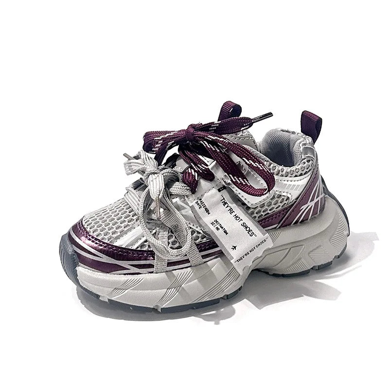 2025 Spring Autumn New Children Casual Shoes for Girls Boys Fashion Korean Style Soft Sole Anti-slippery Versatile Chic Sneakers