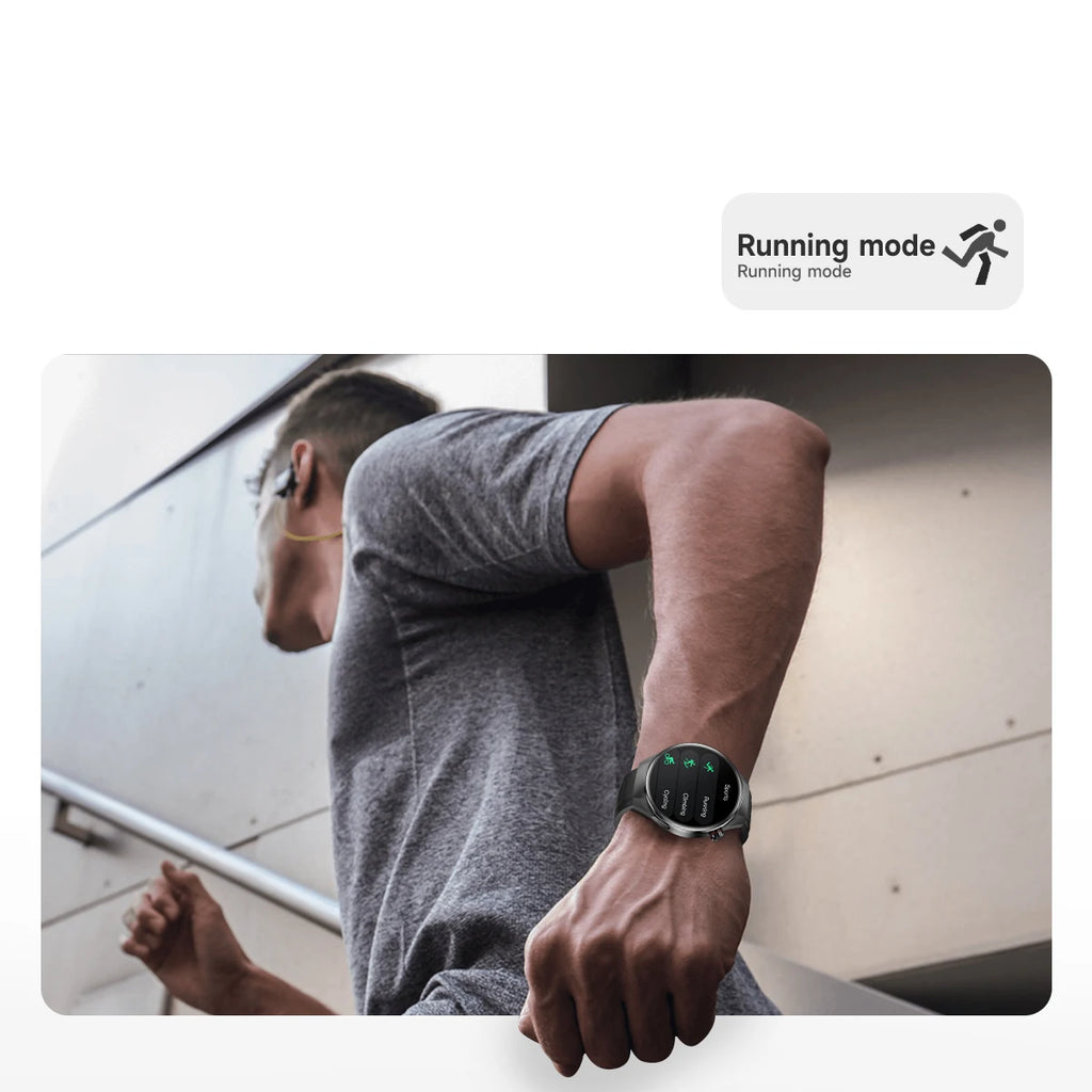 2025 New Originl Watch GUHUAVMI Smart Watch 1.75" HD AMOLED Screen GPS track Heart Rate Bluetooth Call Compass Smartwatches Men