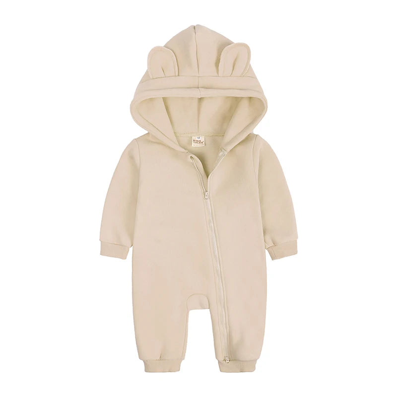 2025 new Bodysuit For Newborn Baby Boys Girls Clothes Long Sleeve cotton Rompers Hoodies Bear Jumpsuit Costume Infant Onesies
