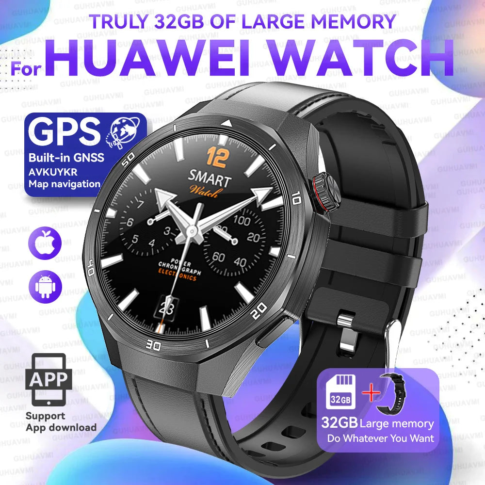 2025 New For HUAWEI GT 5 Pro Multifunction HarmonyOS System Smartwatch Sapphire Screen 32Gb RAM GPS HD Video Call Smart Bracelet