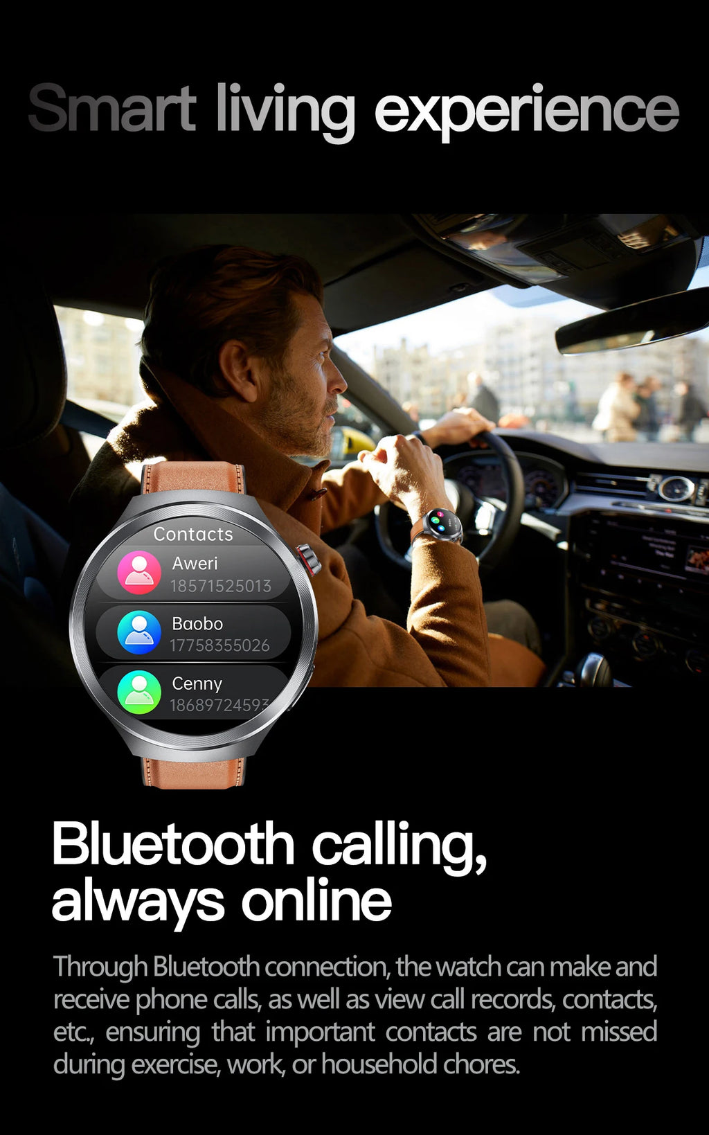 2025 New Health detection ECG+PPG Uric Acid Blood Oxygen Body Analysis Smart Watch Clock Bluetooth BT Call Smart Watch Men