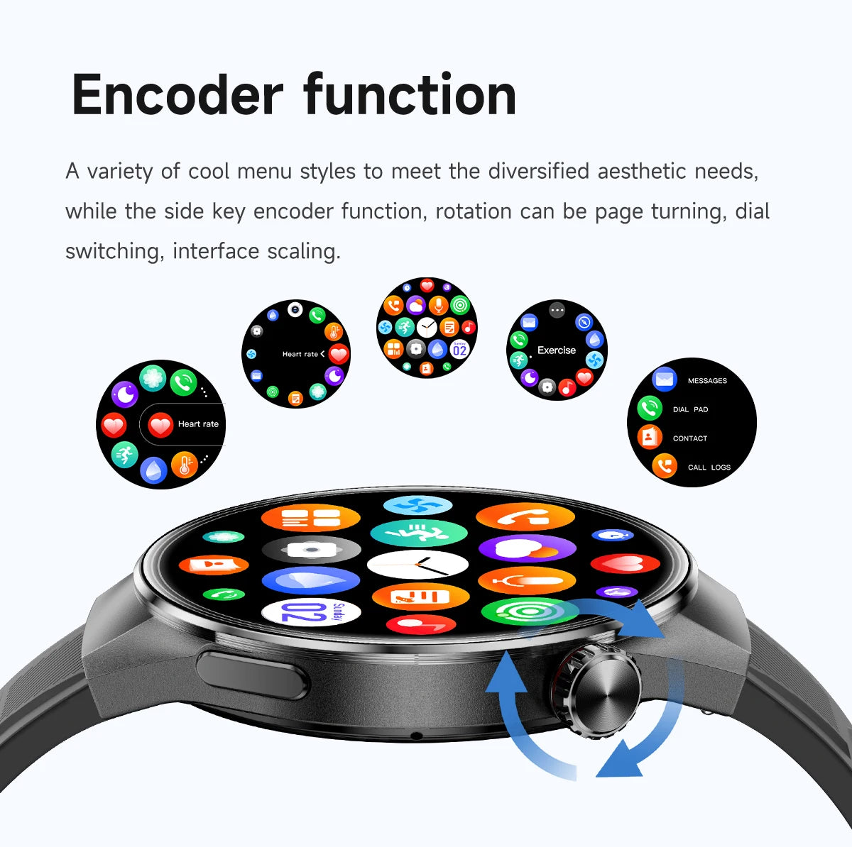 2025 New Originl Watch GUHUAVMI Smart Watch 1.75" HD AMOLED Screen GPS track Heart Rate Bluetooth Call Compass Smartwatches Men