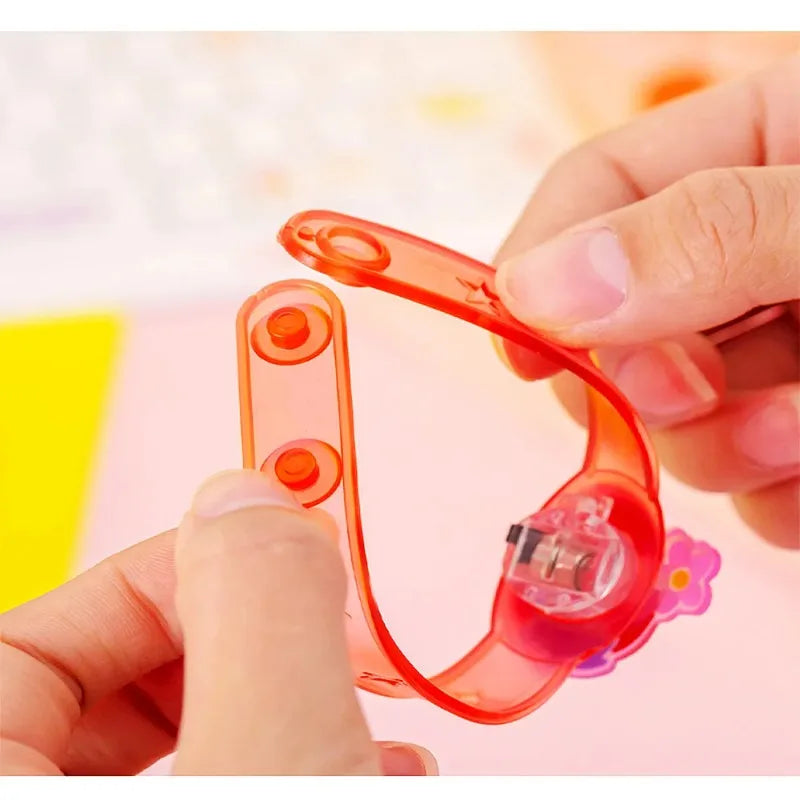 12Pcs Cute Glow Bracelet Toy Kindergarten Prizes Kids Birthday Party Favor Package Pinata Fillers The Perfect GiftFor Kids