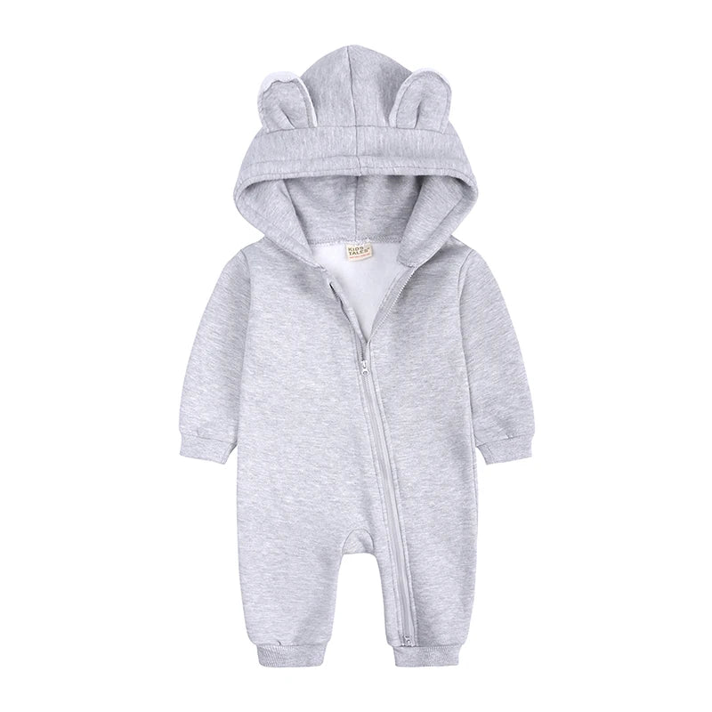 2025 new Bodysuit For Newborn Baby Boys Girls Clothes Long Sleeve cotton Rompers Hoodies Bear Jumpsuit Costume Infant Onesies