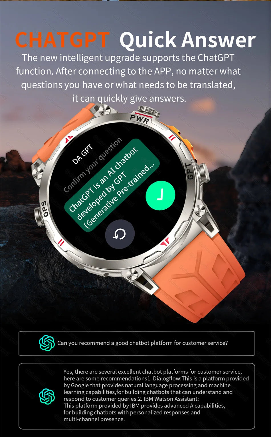 2025 New GPS Smart Watch AMOLED Screen 3ATM Waterproof Fitness tracking Heart Rate BT Call Professional Sports Smartwatch 650Mah