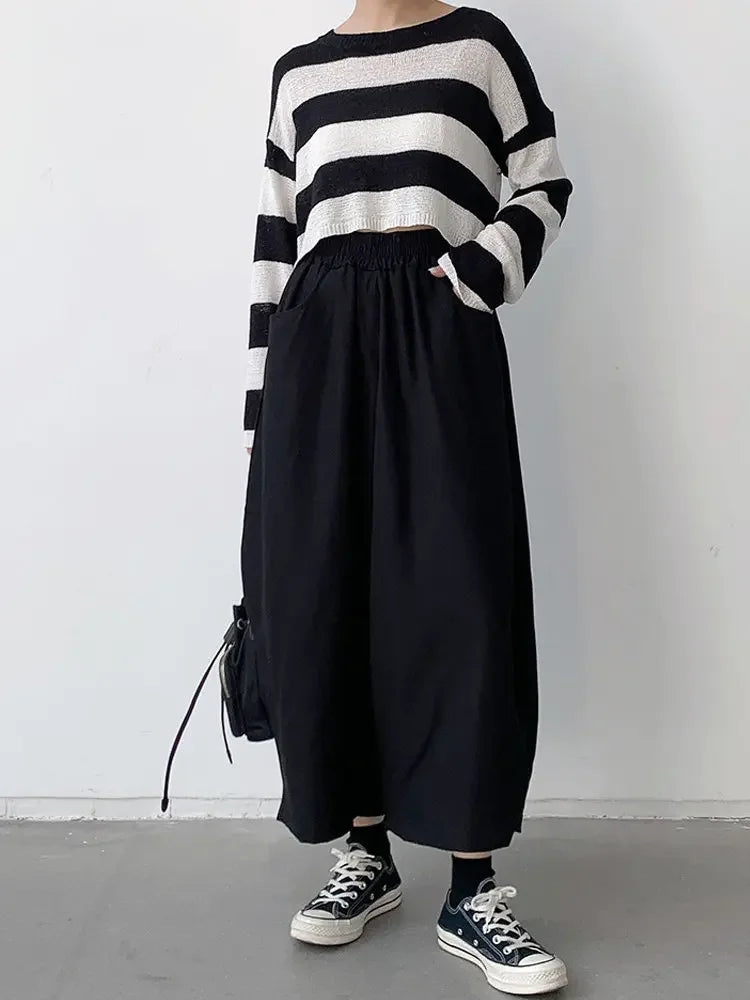 2023 Autumn Casual Harem Pants Women Cotton High Waisted Trousers Retro Loose Bloomers Women's Oversize Pants Baggy Sweatpants