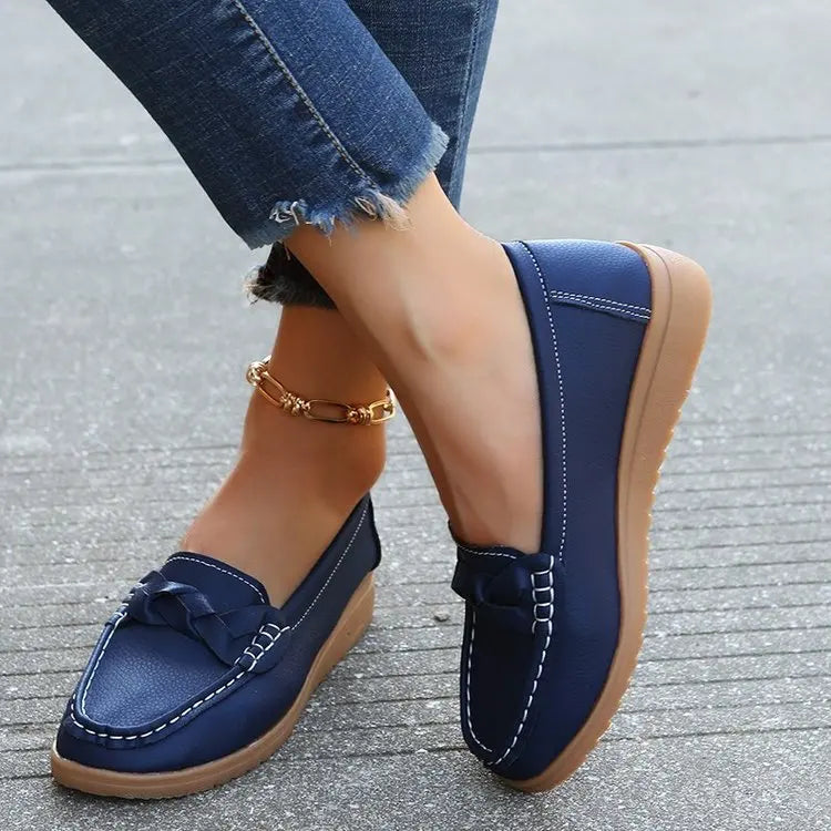 2024 Spring Autumn Fashion Shoes for Women Slip on Loafers Casual Sneakers Zapatos Mujer Flat Shoes for Women Casual Shoes