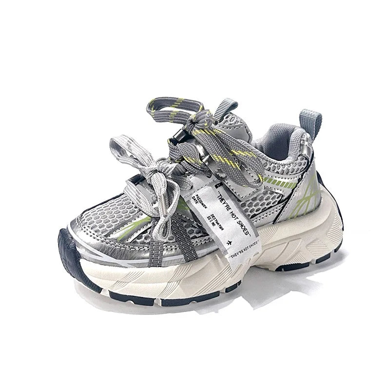 2025 Spring Autumn New Children Casual Shoes for Girls Boys Fashion Korean Style Soft Sole Anti-slippery Versatile Chic Sneakers