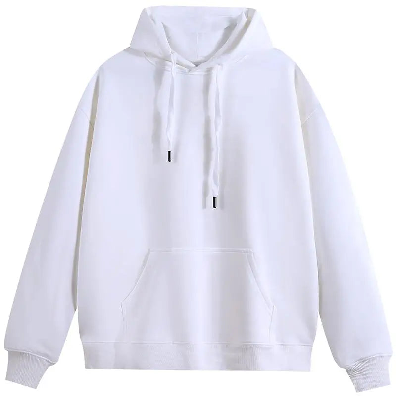 2025 New  Fashion Men's Hoodies New Autumn Winter Casual Thick Warm Top Solid Color Pullover Hoodie Sweatshirt