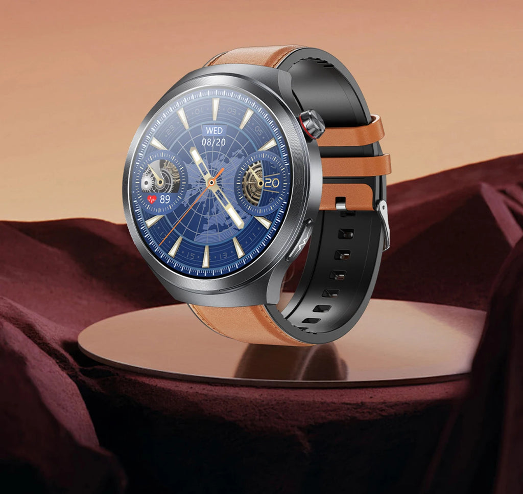 2025 New Health detection ECG+PPG Uric Acid Blood Oxygen Body Analysis Smart Watch Clock Bluetooth BT Call Smart Watch Men