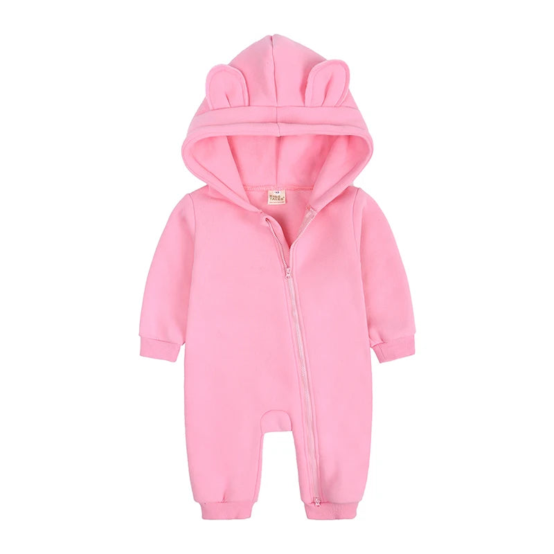 2025 new Bodysuit For Newborn Baby Boys Girls Clothes Long Sleeve cotton Rompers Hoodies Bear Jumpsuit Costume Infant Onesies
