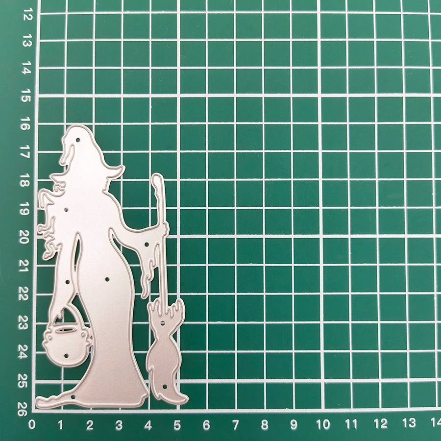 2024 New Arrival Halloween Skeleton Spider Raven Witch Zombie Ghost Bat Pumpkin Letter  Cutting Dies for Scrapbook Card Making