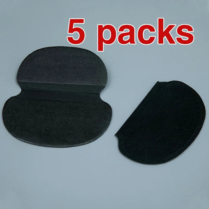 1 pair/pack    Black oversized men's sweat pad armpit sweat pad Sweat pad