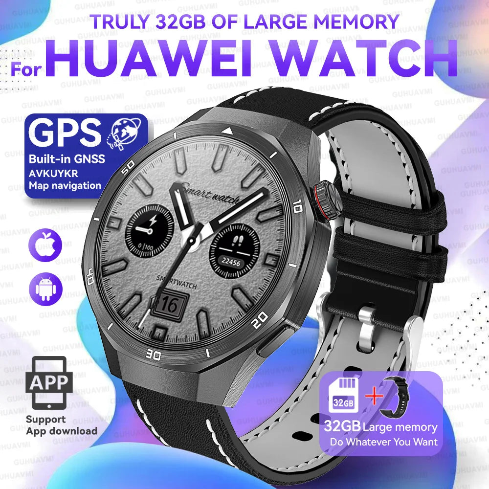 2025 New For HUAWEI GT 5 Pro Multifunction HarmonyOS System Smartwatch Sapphire Screen 32Gb RAM GPS HD Video Call Smart Bracelet