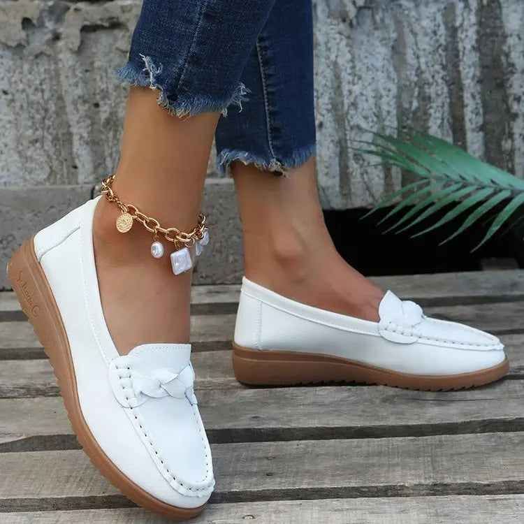 2024 Spring Autumn Fashion Shoes for Women Slip on Loafers Casual Sneakers Zapatos Mujer Flat Shoes for Women Casual Shoes