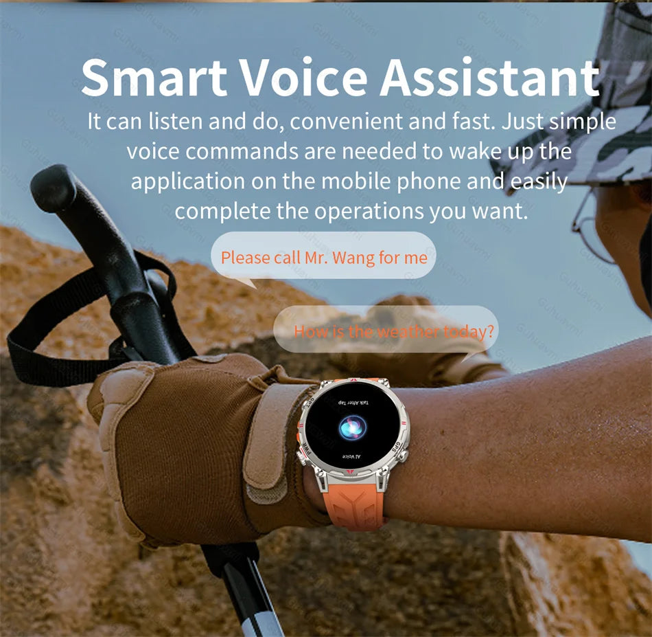 2025 New GPS Smart Watch AMOLED Screen 3ATM Waterproof Fitness tracking Heart Rate BT Call Professional Sports Smartwatch 650Mah