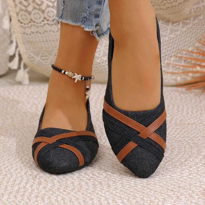 2025 Spring and Autumn New Fashionable Breathable Comfortable Flat Shoes Anti slip Soft soled Women's Shoes Casual Shoes