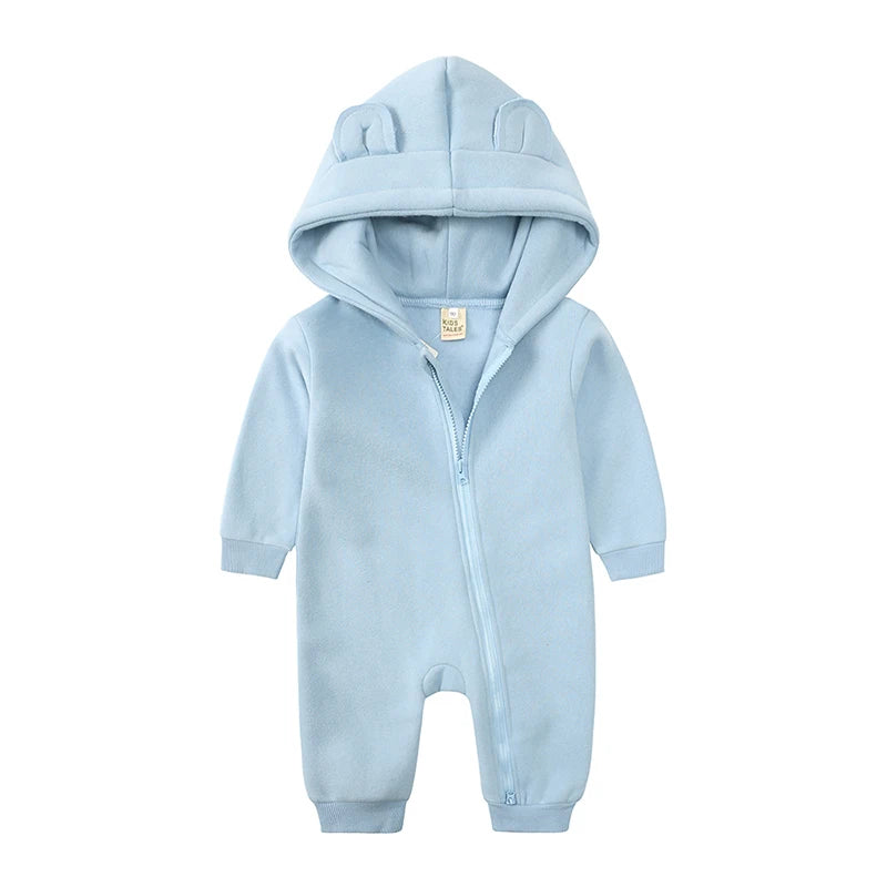 2025 new Bodysuit For Newborn Baby Boys Girls Clothes Long Sleeve cotton Rompers Hoodies Bear Jumpsuit Costume Infant Onesies