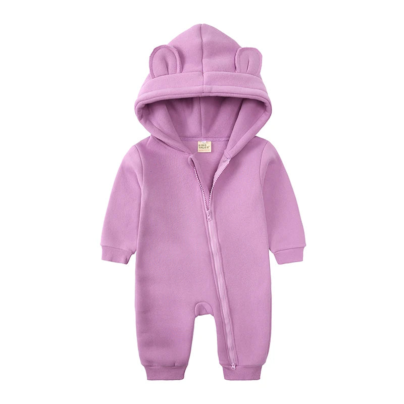 2025 new Bodysuit For Newborn Baby Boys Girls Clothes Long Sleeve cotton Rompers Hoodies Bear Jumpsuit Costume Infant Onesies