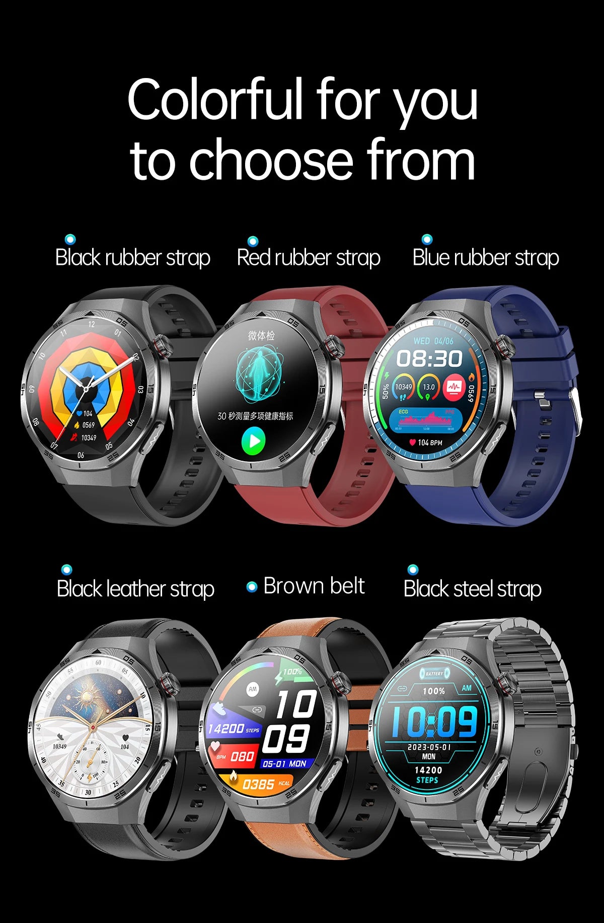 2025 New For HUAWEI ECG+PPG Three High Smart Watch Lipids Uric acid Blood pressure Smartwatch Men NFC Sport HD Call Health Clock