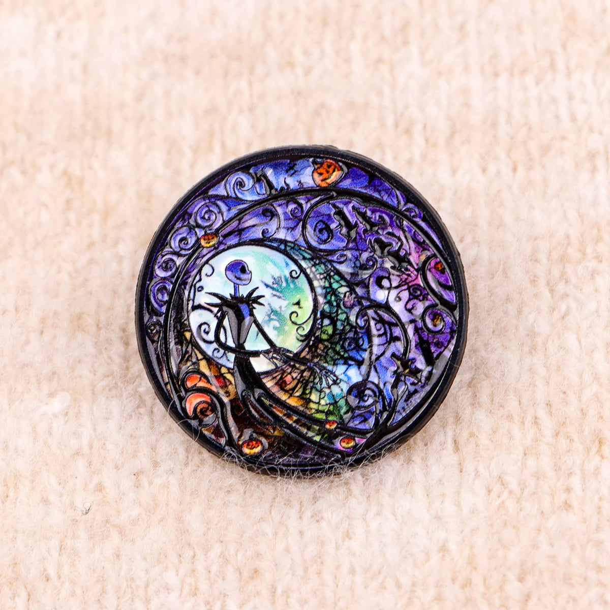 Skeleton Enamel Pins Horror Movie Brooches Badge Lapel Pin For Backpack Clothes Accessories Halloween Jewelry Birthday Gifts