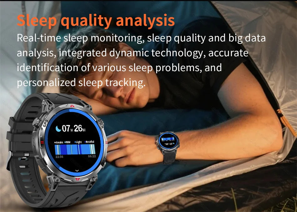 2025 New GPS Smart Watch AMOLED Screen 3ATM Waterproof Fitness tracking Heart Rate BT Call Professional Sports Smartwatch 650Mah