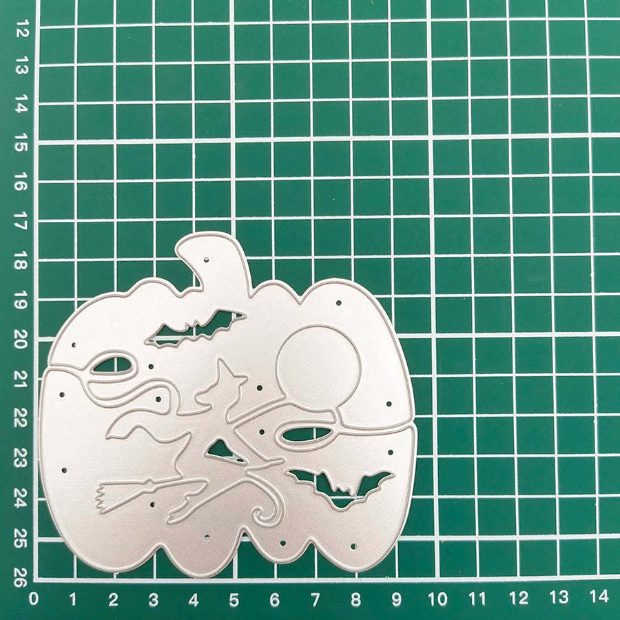 2024 New Arrival Halloween Skeleton Spider Raven Witch Zombie Ghost Bat Pumpkin Letter  Cutting Dies for Scrapbook Card Making