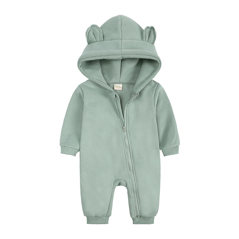2025 new Bodysuit For Newborn Baby Boys Girls Clothes Long Sleeve cotton Rompers Hoodies Bear Jumpsuit Costume Infant Onesies