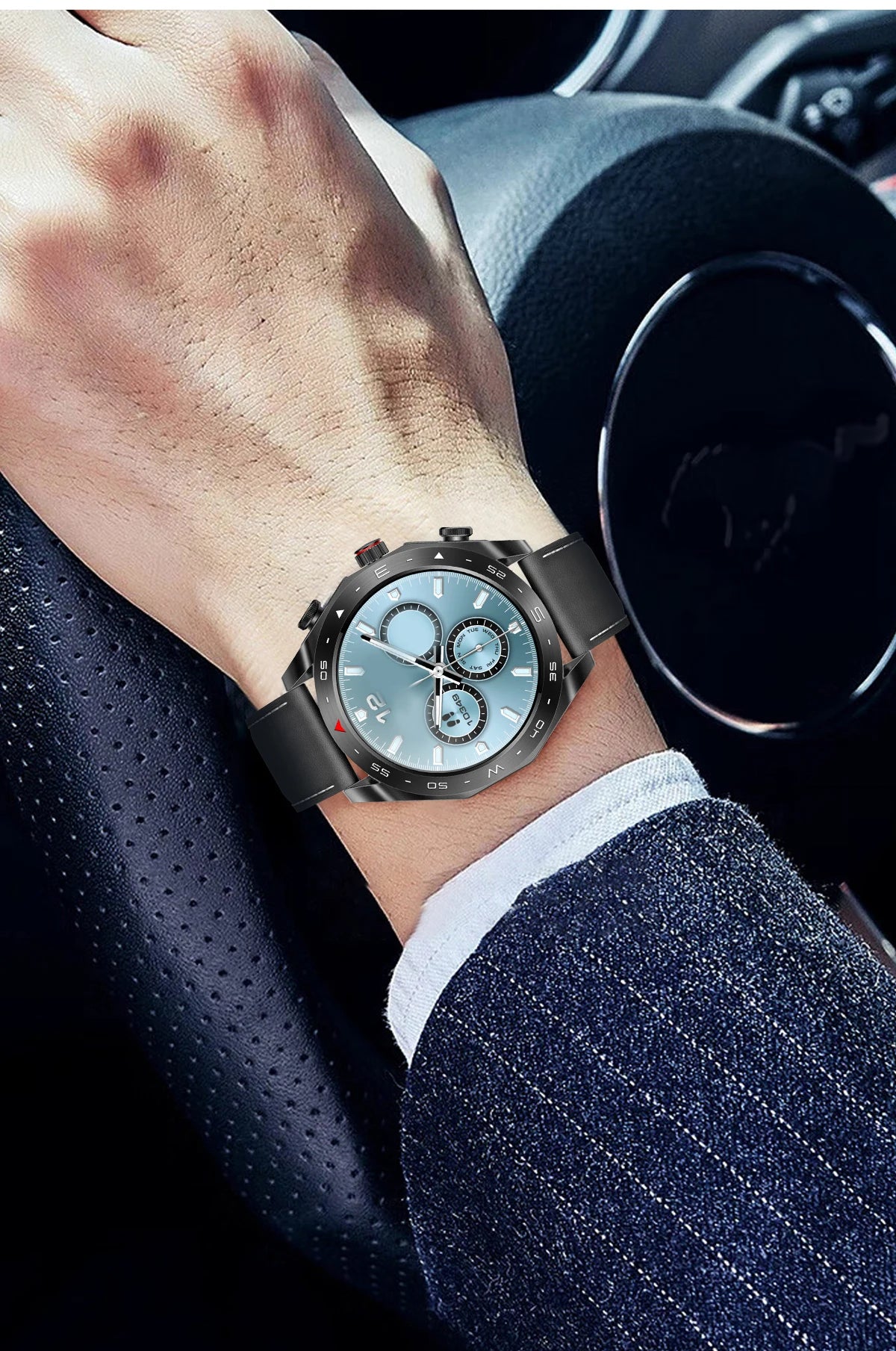 2024 TWS 2-in-1 Bluetooth Earphones Men Smart Watch Bluetooth Call GPS Motion Trajectory HIFI 9D Sound Quality Women Smartwatch