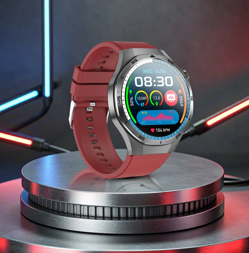 2025 New For HUAWEI ECG+PPG Three High Smart Watch Lipids Uric acid Blood pressure Smartwatch Men NFC Sport HD Call Health Clock