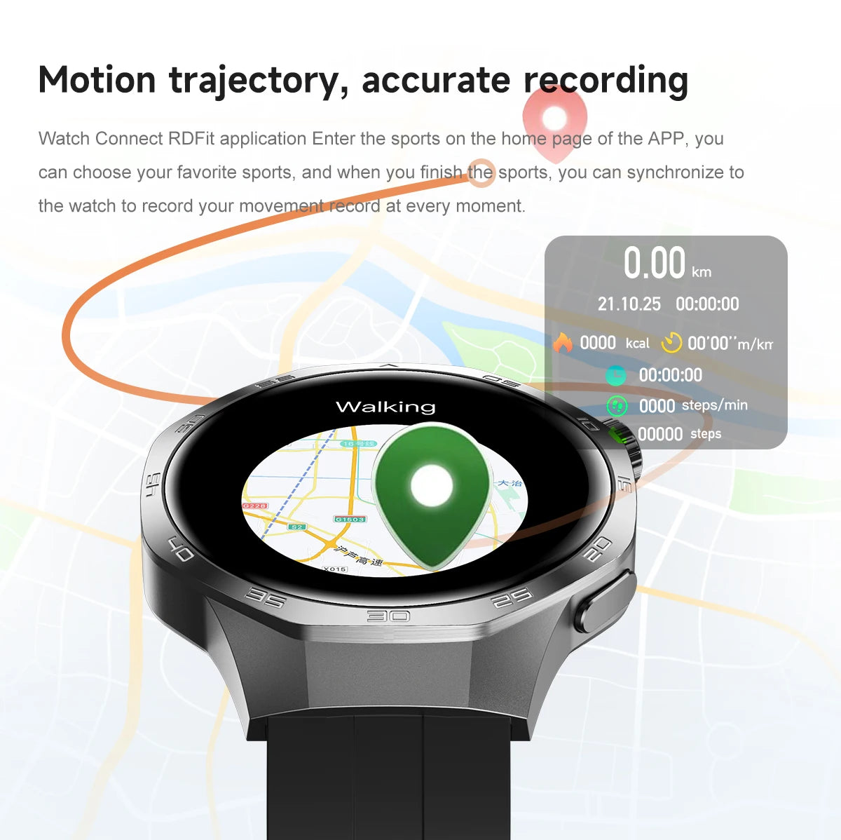 2025 For HUAWEI GT5 Pro GPS Track Smart Watch Men 360*360 AMOLED Screen NFC BT Call Waterproof Health Monitor Man Smartwatches