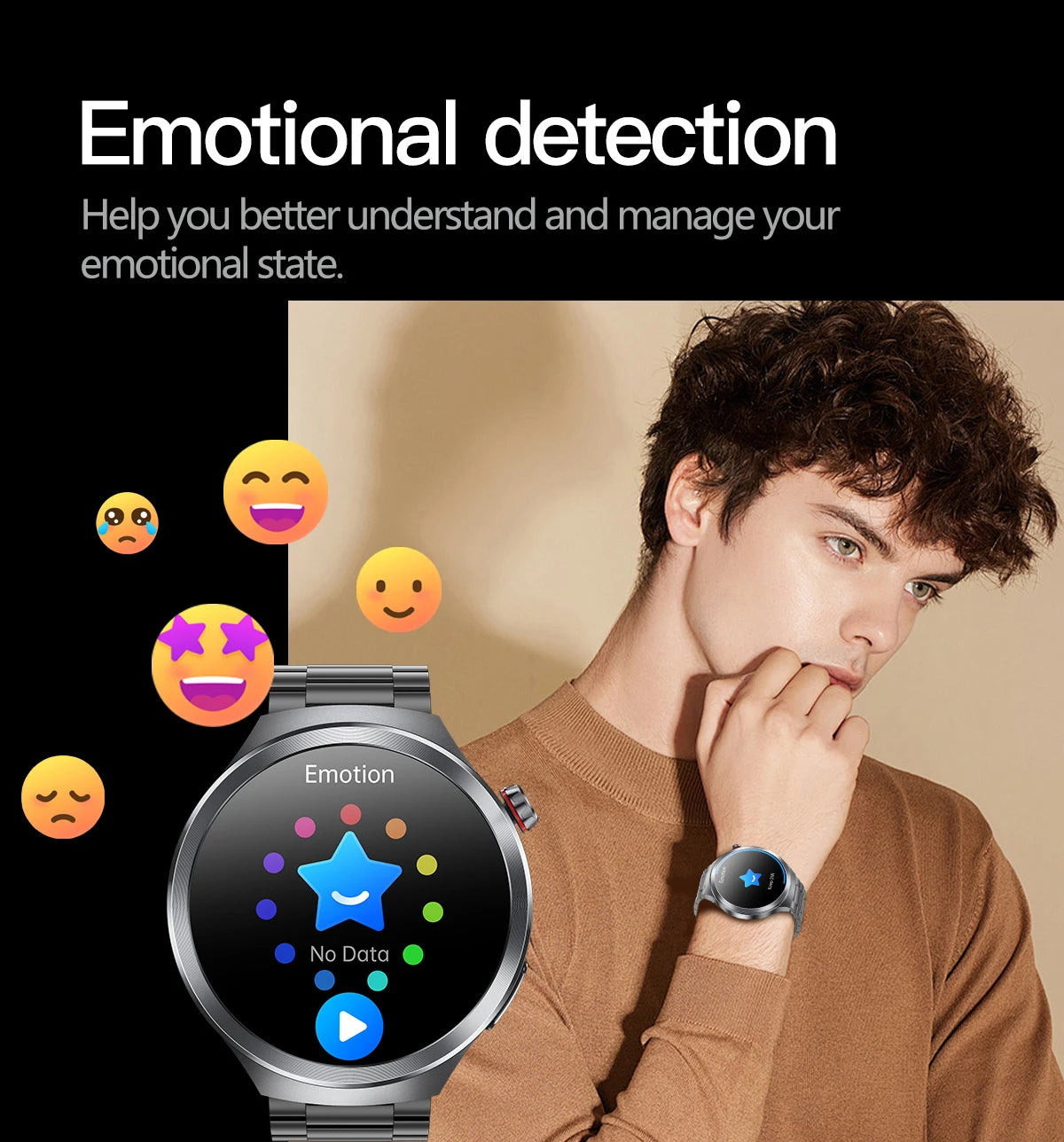 2025 New Health detection ECG+PPG Uric Acid Blood Oxygen Body Analysis Smart Watch Clock Bluetooth BT Call Smart Watch Men