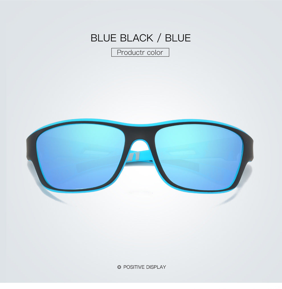 NNEDSZ 2 pcs Stylish Polarized Sports Sunglasses - UV Protection, Lightweight, Ideal for Fishing & Outdoor Activities