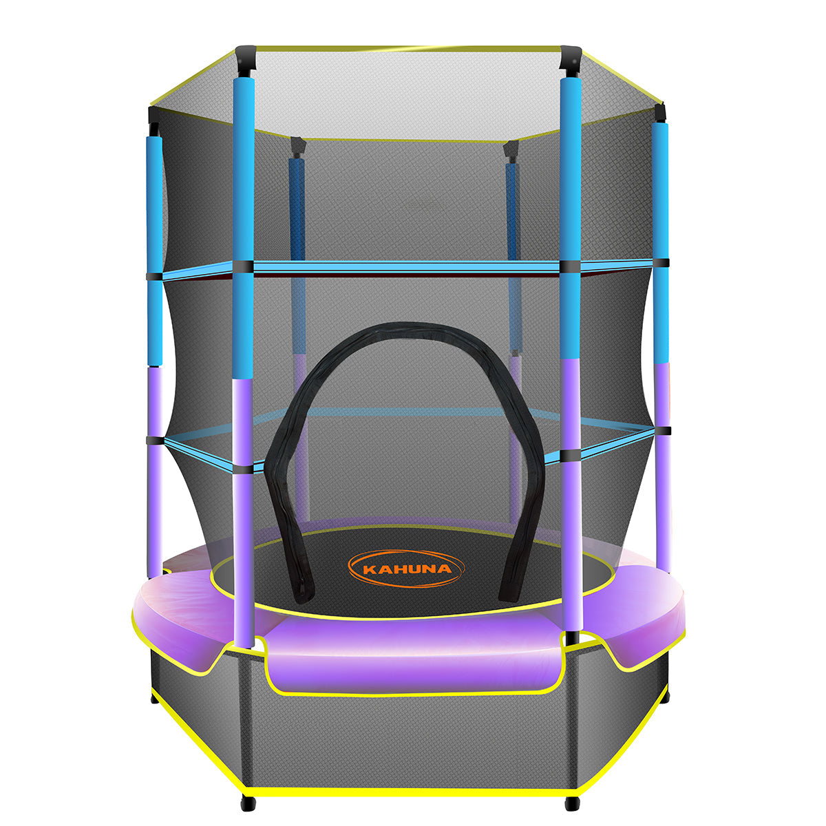 NNEDPE Kahuna Mini 4.5ft Trampoline Blue Purple